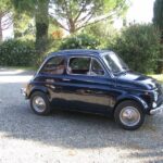 Fiat 500 d'epoca a fine restauro