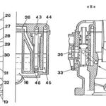 Carburetor of Fiat 500 engine - technical diagram 2