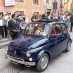 Una Fiat 500 al matrimonio