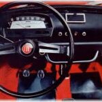 Interno Fiat 500 L d'epoca