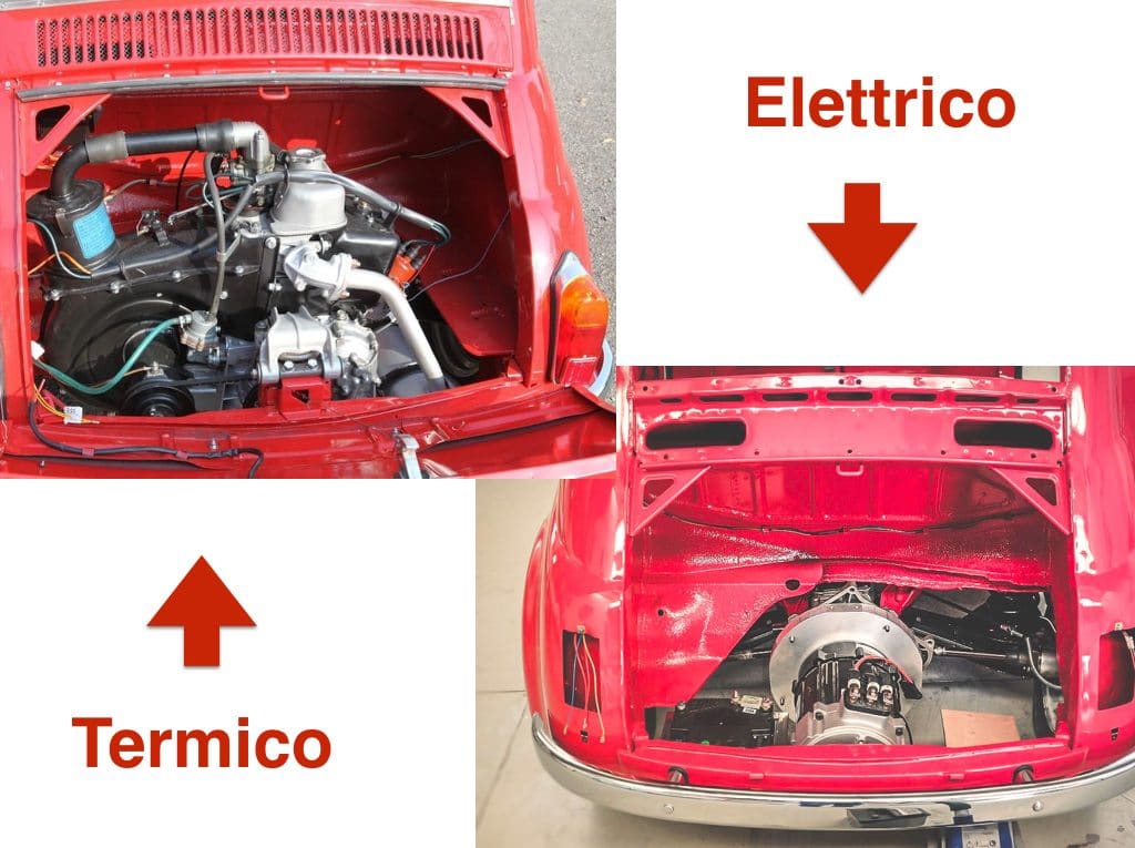 Fiat 500 Motore termico Vs Elettrico