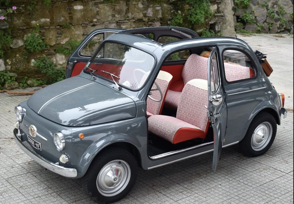 Fiat 500 D colorata