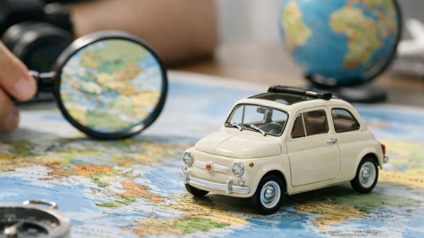 mappa fiat 500 nel mondo