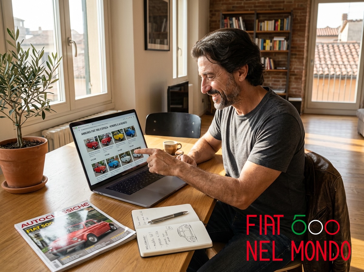 Comprare Fiat 500 d’epoca - ricerca del mezzo sulla rete web